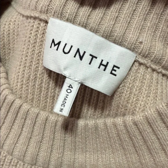 Munthe Eivan Knit Sleeveless Pullover with Ruffle Detail Large - Picture 10 of 12